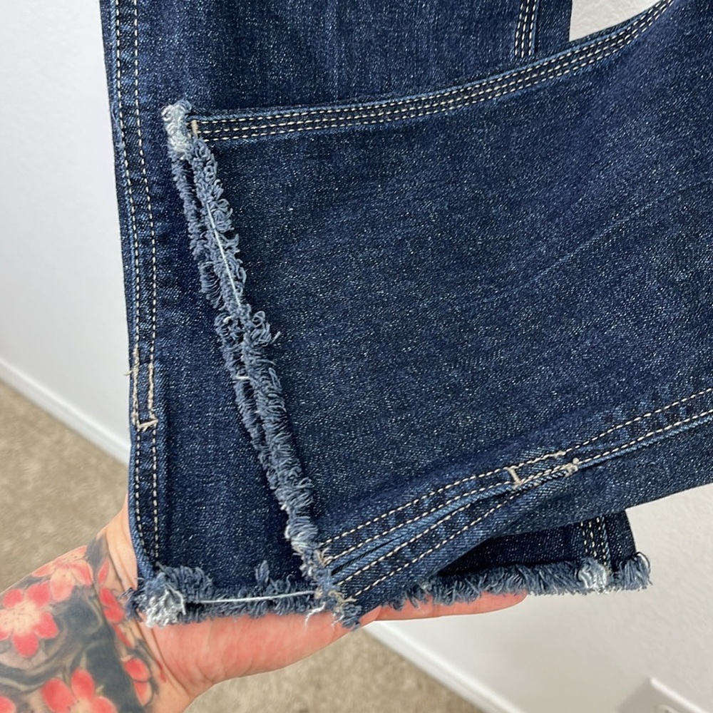 DL1961 Mara Straight Ankle Jeans Synder size 32 Dark Indigo - Picture 4 of 12